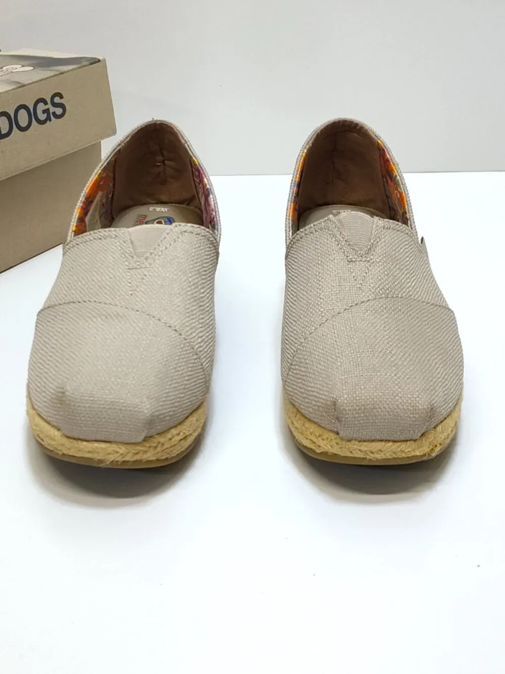 BOBS Highlights High Jinx Platform Espadrille Slip On Shoes SN 34101 WMNS 8.5